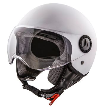 Casco Vito Loreto bianco lucido