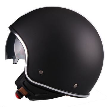 Casco jet Vito Special nero opaco