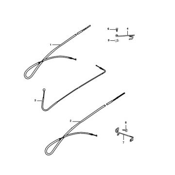 Cavi Peugeot Ludix one 2 tempi