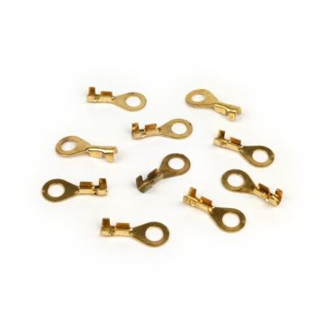 Capocorda ad anello 5,7 mm diametro = 1,0-1,5 mm quadrati 10 pz.