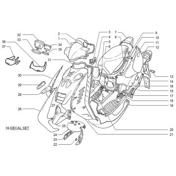 Cappe - Placcatura Beta Ark-k 50 2 tempi AC giallo 2006