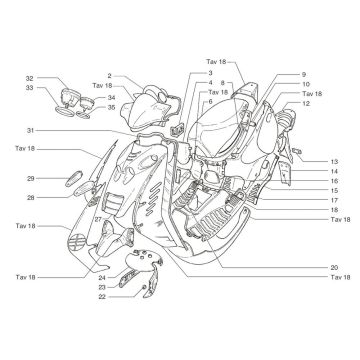 Carene Beta Ark-k 50 2T LC giallo 2008
