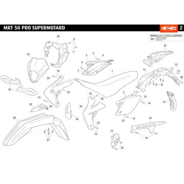 Cappe - Placcatura Rieju MRT SM nero 2010 2 tempi