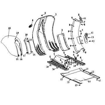 Cappe - Placcatura frontale Fosti Veneri nera