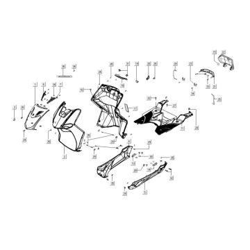 Cofani - Pannelli frontali - Kymco Agility City 16 200i