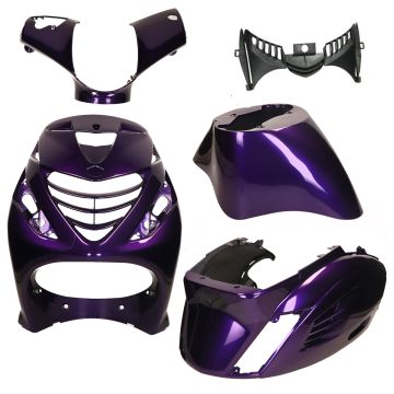 Set Carene SP look Piaggio Zip 2000-> RS1 Twilight viola DMP da 5 pezzi