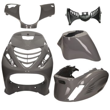 Set cappelli SP look Piaggio Zip 2000-> RS-1 Nardo grigio DMP 5 pezzi