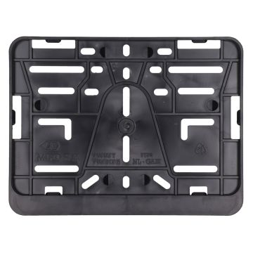 Portatarga per moto nero