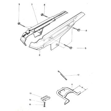 Kettingschermen - standaard Puch Maxi