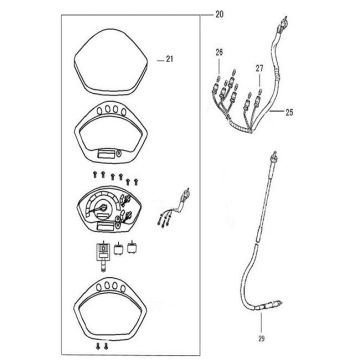Contachilometri - Cockpit AGM VX50i