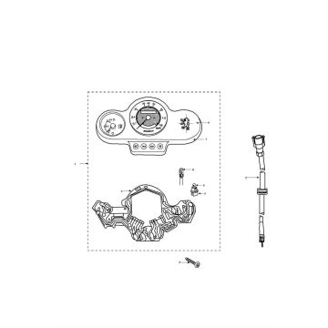 Contachilometri - Cockpit - Cavo contachilometri Peugeot Speedfight 2 50 2 tempi AC Euro2