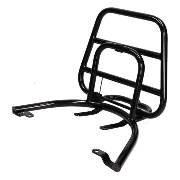 Portapacchi posteriore Piaggio Zip 2000-> nero lucido Regia prodotto in UE