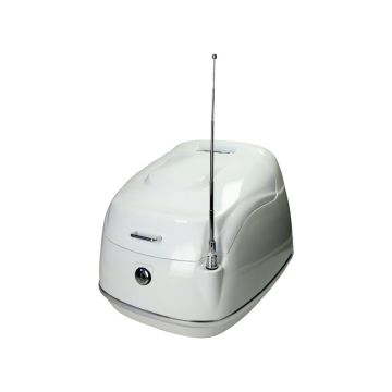 Bauletto 26 litri bianco lucido Grande Retro KXM