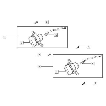Indicatori Kymco MXU 500