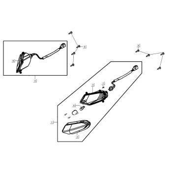 Indicatori anteriori Agility CITY 16 125