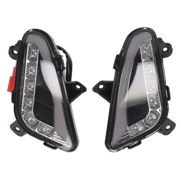 Set indicatori di direzione a LED AGM VX/Berini Napoli/BTC Riva/Turbho RL-50 DMP Audi Look smoke + luci di marcia diurna-5881ap