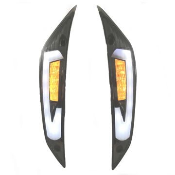 Piaggio Zip 2000-> LED Power 1 (Audi Look titanio) anteriore