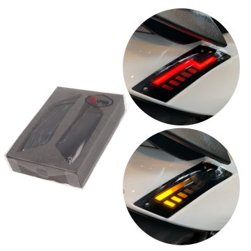 Set indicatori di direzione stile posteriore Piaggio Zip 2000-> led matrix Alpha