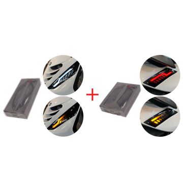 Set frecce Piaggio Zip 2000-> led matrix stile Alpha anteriore + posteriore