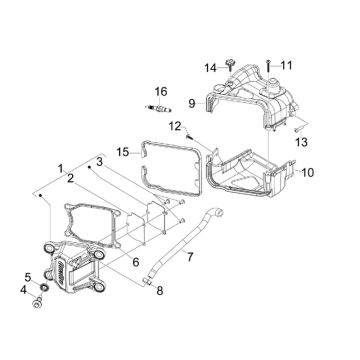 Convogliatori di raffreddamento - Coperchio valvole - Candela Vespa S 50 4T 4V AC