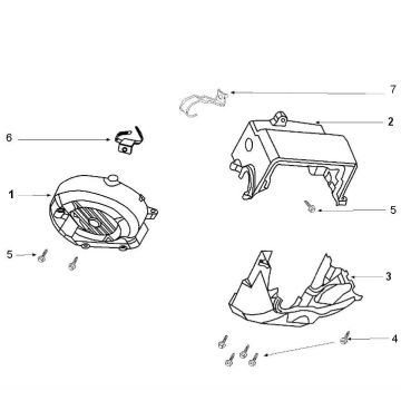 Convogliatori di raffreddamento Peugeot Vivacity 3 50 4T AC