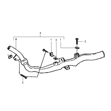Tubo di raffreddamento Gilera Runner 50 2 tempi LC 1998-2005