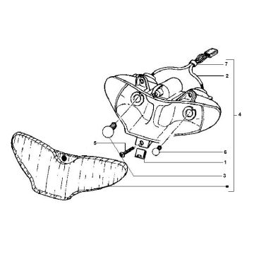 Faro anteriore Gilera Runner 50 2 tempi LC 1998-2005