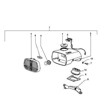 Faro Piaggio Ciao 50 2T AC