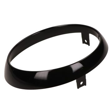 Cornice faro Vespa Primavera 50-125-150CC/Elettrica nero lucido