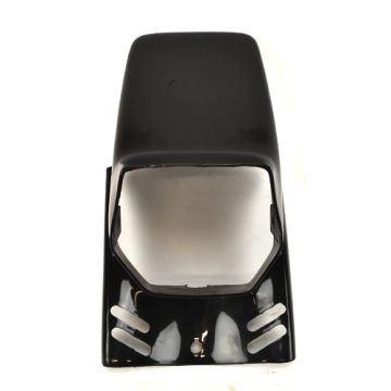 Spoiler fanale anteriore Puch Maxi/Gilera Citta quadrato nero