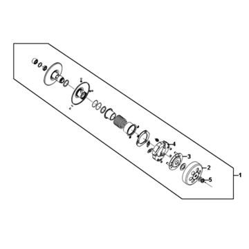 Frizione Sym Symphony ST 125I E4