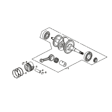 Albero motore Sym Symphony ST 125I E4