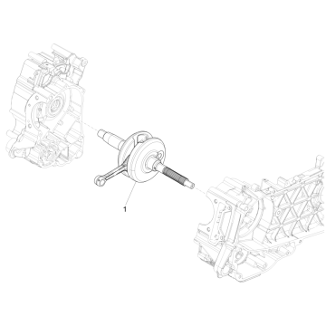Albero motore Vespa GTS 125 ie ABS Euro 5 2021