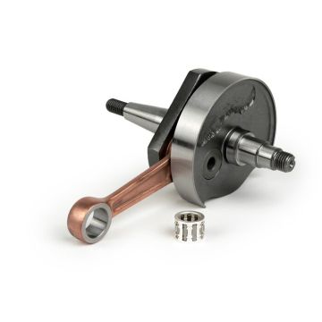 Albero motore standard originale BGM (valvola rotativa) Vespa V50, PK50 S (diametro cono 19 mm)