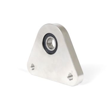 Piastra portante triangolare ruota posteriore oscillante Piaggio Ciao, Bravo, Si CNC in acciaio inossidabile