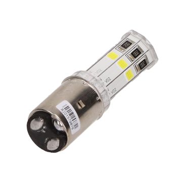 Lampadina LED S2 12V 35/35W BA20d bianca