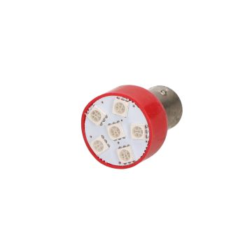 Lampada LED BAY15d 12V rossa