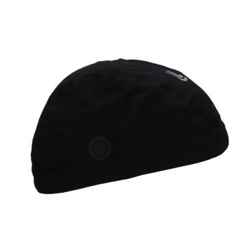 Cappello da casco Lampa in cotone nero modello aperto con imbottiture antiscivolo