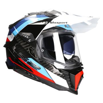  Casco adventure LS2 Explorer Frontier MX701 nero / blu