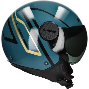 Casco jet LS2 Sphere Lux II Minim OF558 blu