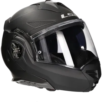 Casco modulare (mentoniera reversibile) LS2 Advant X Solid FF901 nero opaco