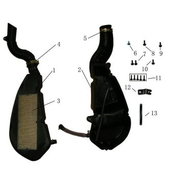 Filtro aria blu China Touring