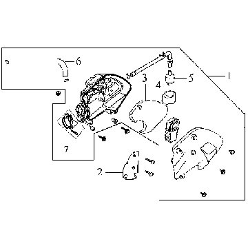 Filtro aria Sym DD50 blu