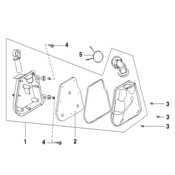 Filtro aria nero generico Xor 50 2 tempi 2009