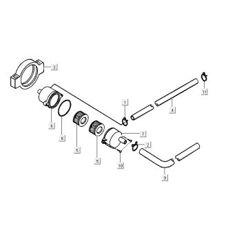 Membrana pneumatica Kymco Yup 50 2 tempi AC argento