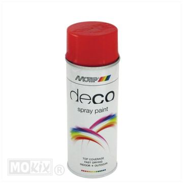 Bomboletta spray rosso scuro Ral 3002 400ml Motip