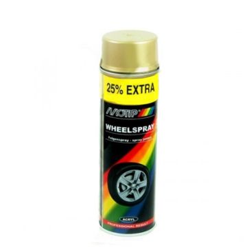 Spray aerosol per ruote, oro, 500 ml, Motip