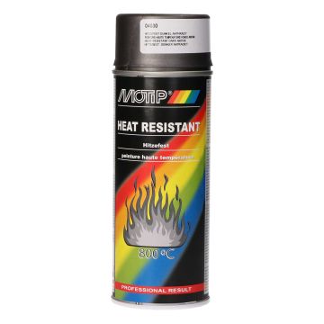 Bomboletta spray resistente al calore antracite-nero 400ml Motip