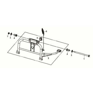 Cavalletto centrale Sym Symphony ST 50 4T AC Euro 5