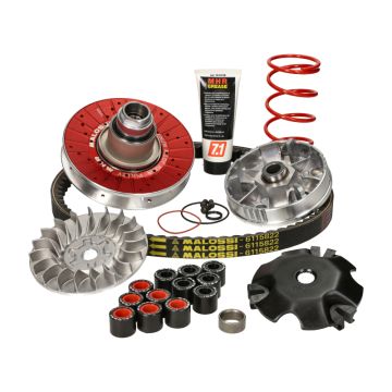 Kit variomatic (kit overrange) Malossi MHR alu Minarelli Booster/Flipper/Mach/Nitro/Ovetto/Stunt/Aerox/BWs/Jog/Neos/Slider/Spy/Why/Zuma/SR/Amico/Area/Gulliver/Rally/Scarabeo/491/ARK/Dragster/F12/F15 6118884